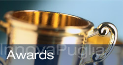 Immagine di una coppa che rimanda alla pagina dei premi assegnati ai progetti di InnovaPuglia