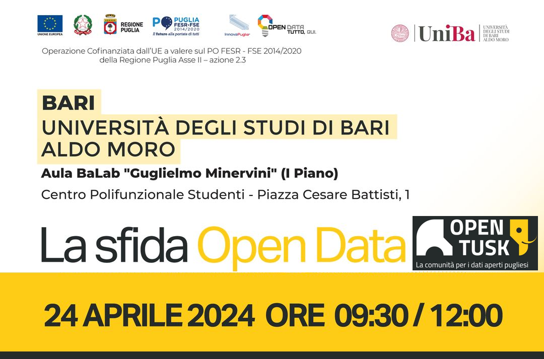 Locandina evento Opentusk Bari